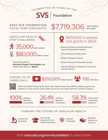 Cover of 2022 SVS Foundation Annual Report showing highlights of the year.